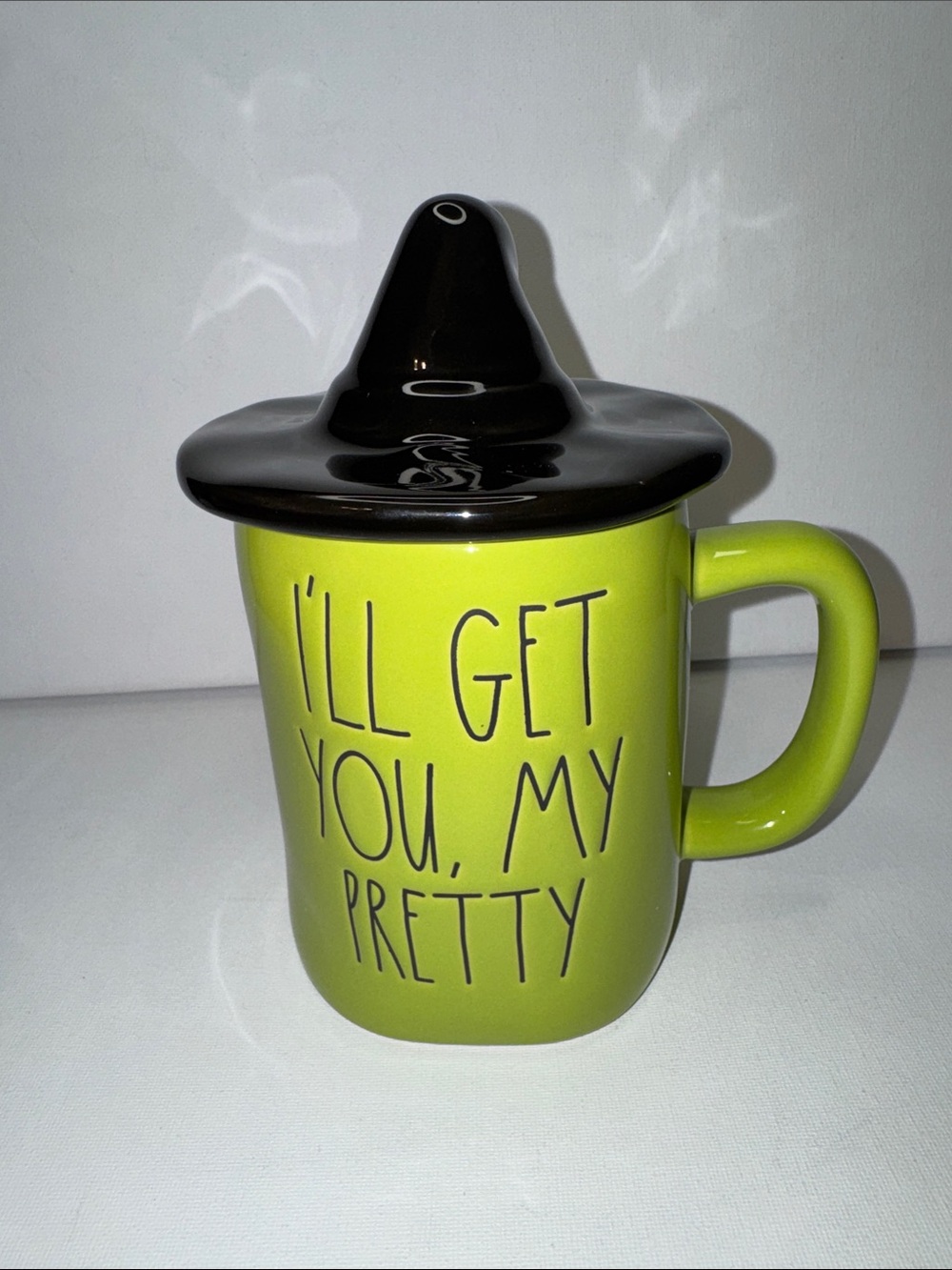 Rae Dunn Wizard of Oz Wicked Witch Hat Topper Coffee Mug